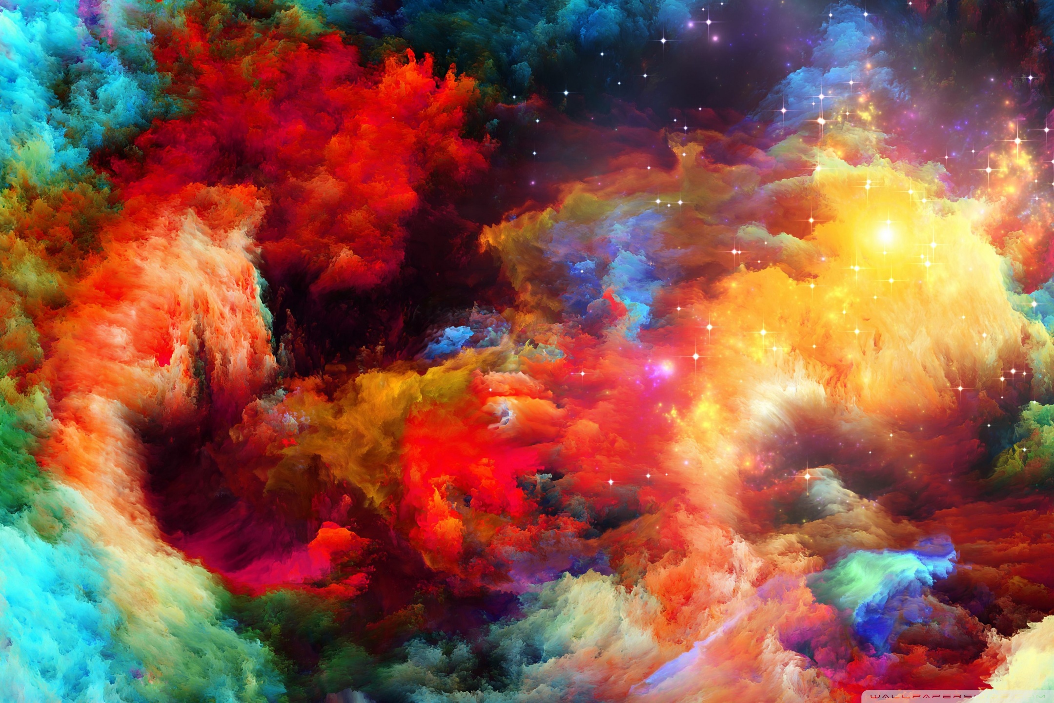Colorful Space Wallpaper 4k - HD Wallpaper 