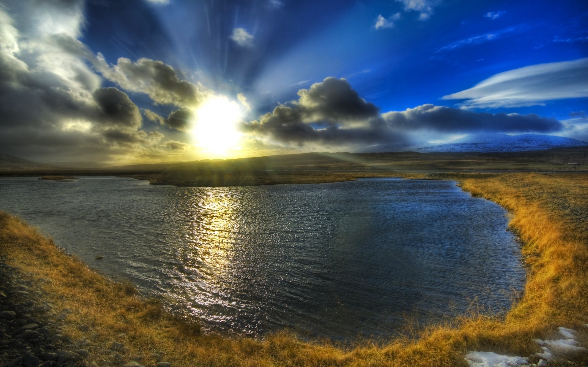 Europe Water Sunset Landscape Reflection Dawn Evening - Landscape Images 1200 Pixel - HD Wallpaper 