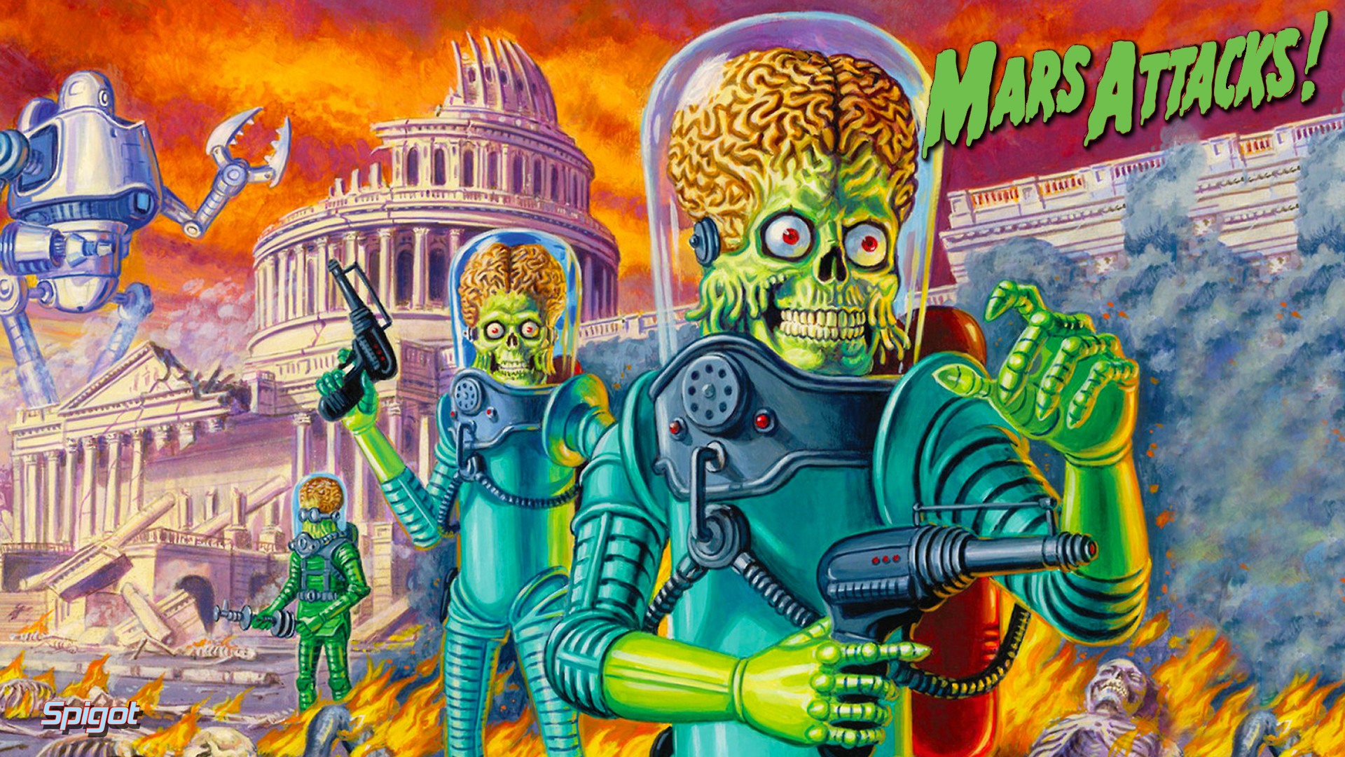 15 
 Data-src /w/full/6/1/c/236372 - Santa Cruz Mars Attacks - HD Wallpaper 