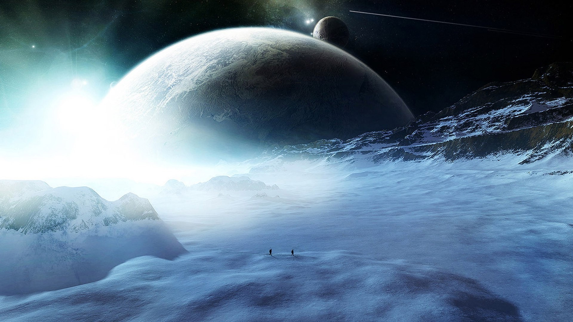 Ice Planets Wallpaper Hd - HD Wallpaper 