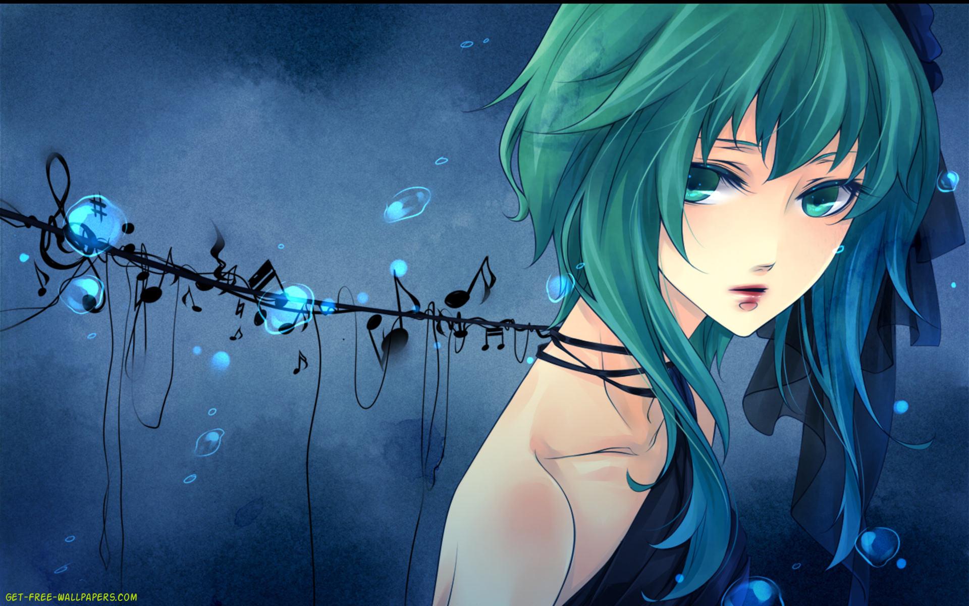 Gumi Photo - Anime Girl Green Hair - HD Wallpaper 