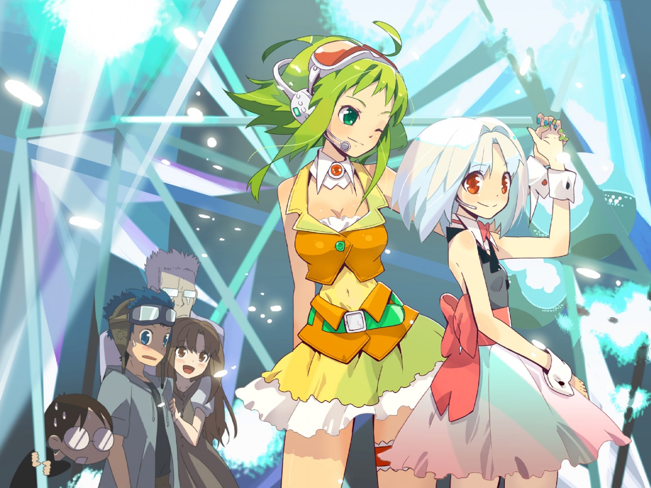 Gumi Ukke Vocaloid Wallpaper - Vocaloid - HD Wallpaper 