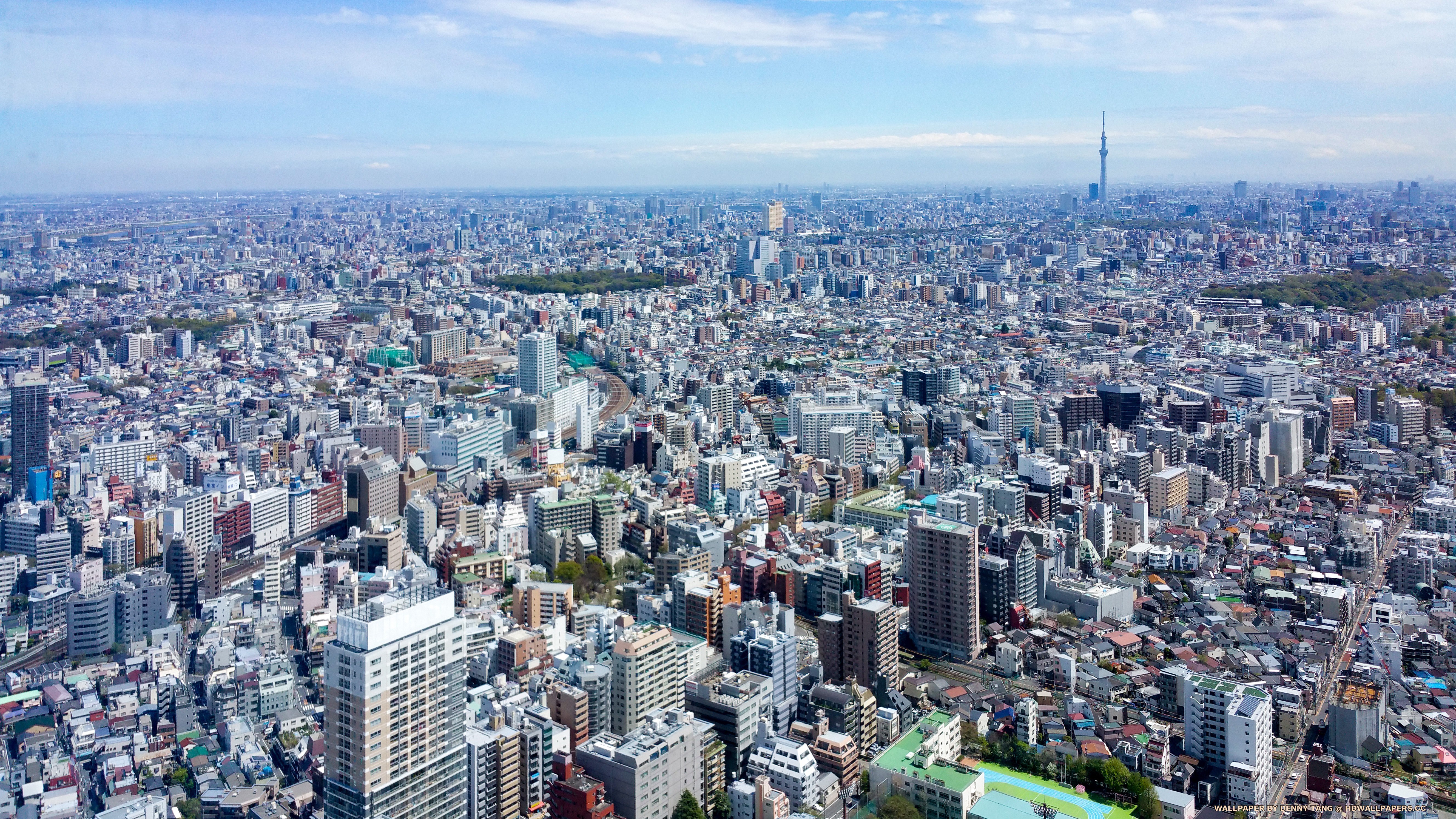 Tokyo-aeroscape - Aerial Photos Of Tokyo - HD Wallpaper 