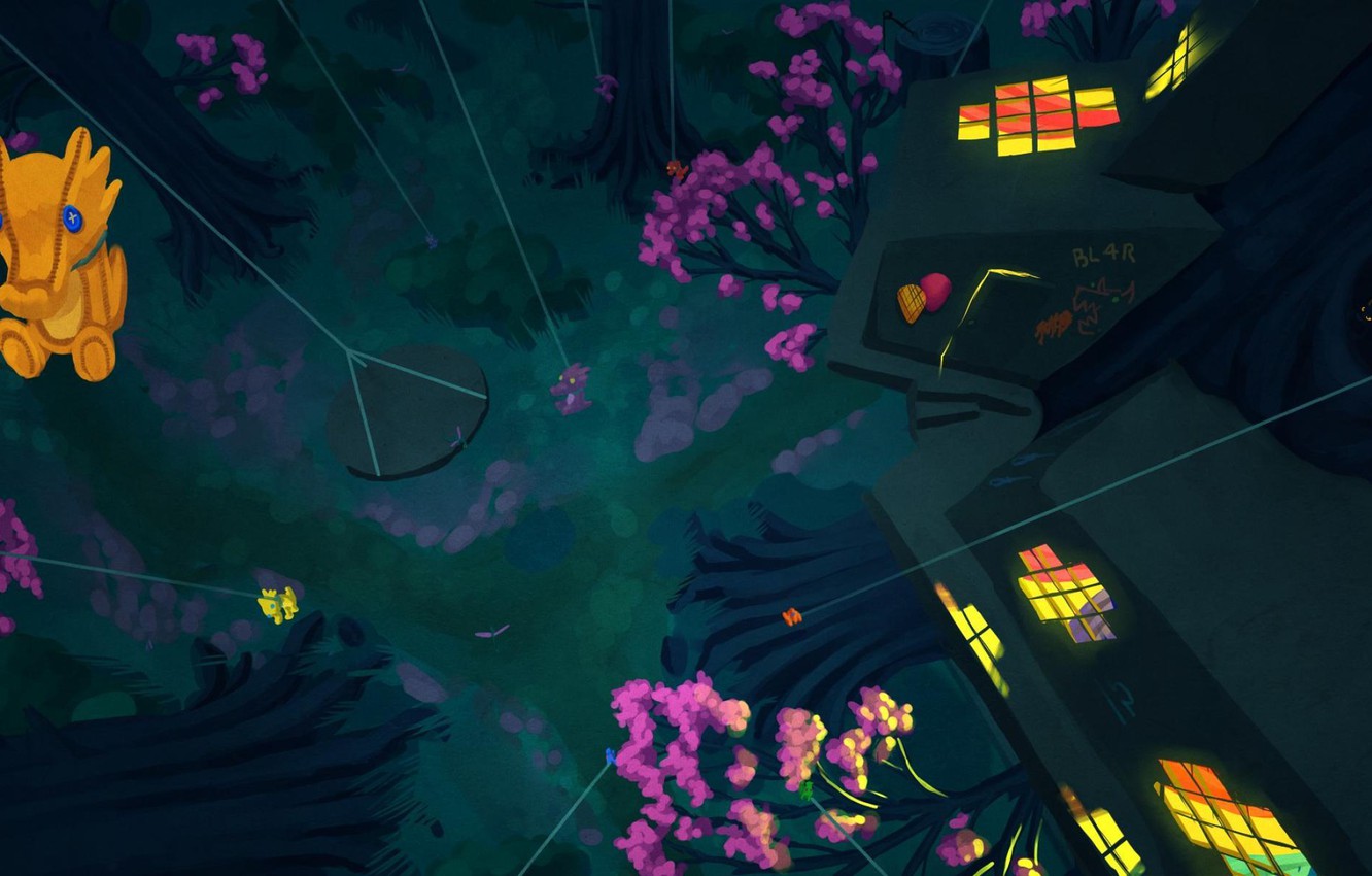 Photo Wallpaper Tree, Homestuck, Terezi - Обои Хоумстак - HD Wallpaper 