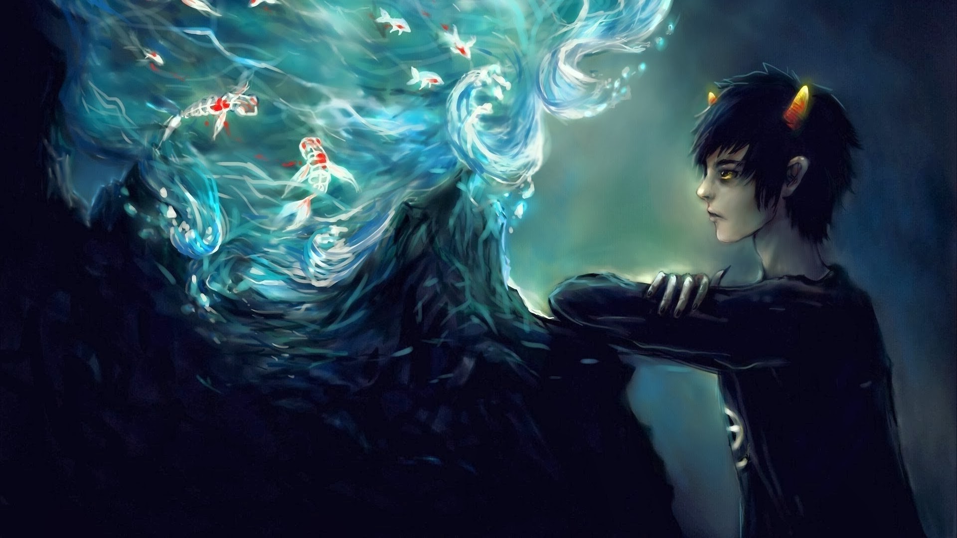 Homestuck, Water, Fantasy Art Wallpapers Hd / Desktop - Anime - HD Wallpaper 