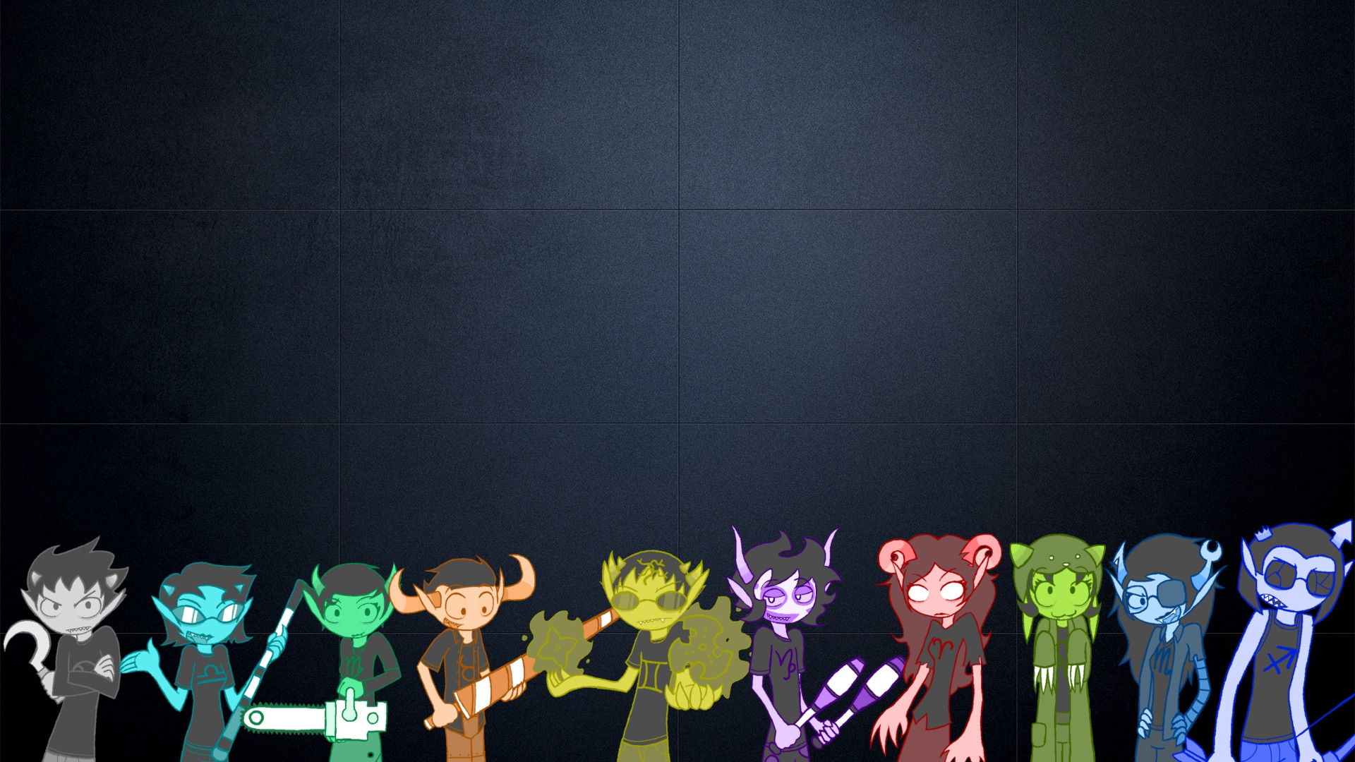 Homestuck Trolls Wallpaper Art - HD Wallpaper 