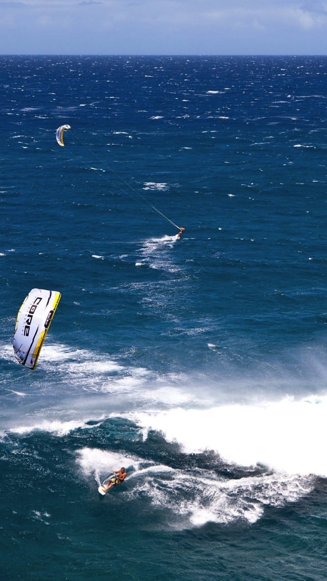 Iphone Se,5s Wallpaper - Fond D Ecran Kite Surf Iphone - HD Wallpaper 