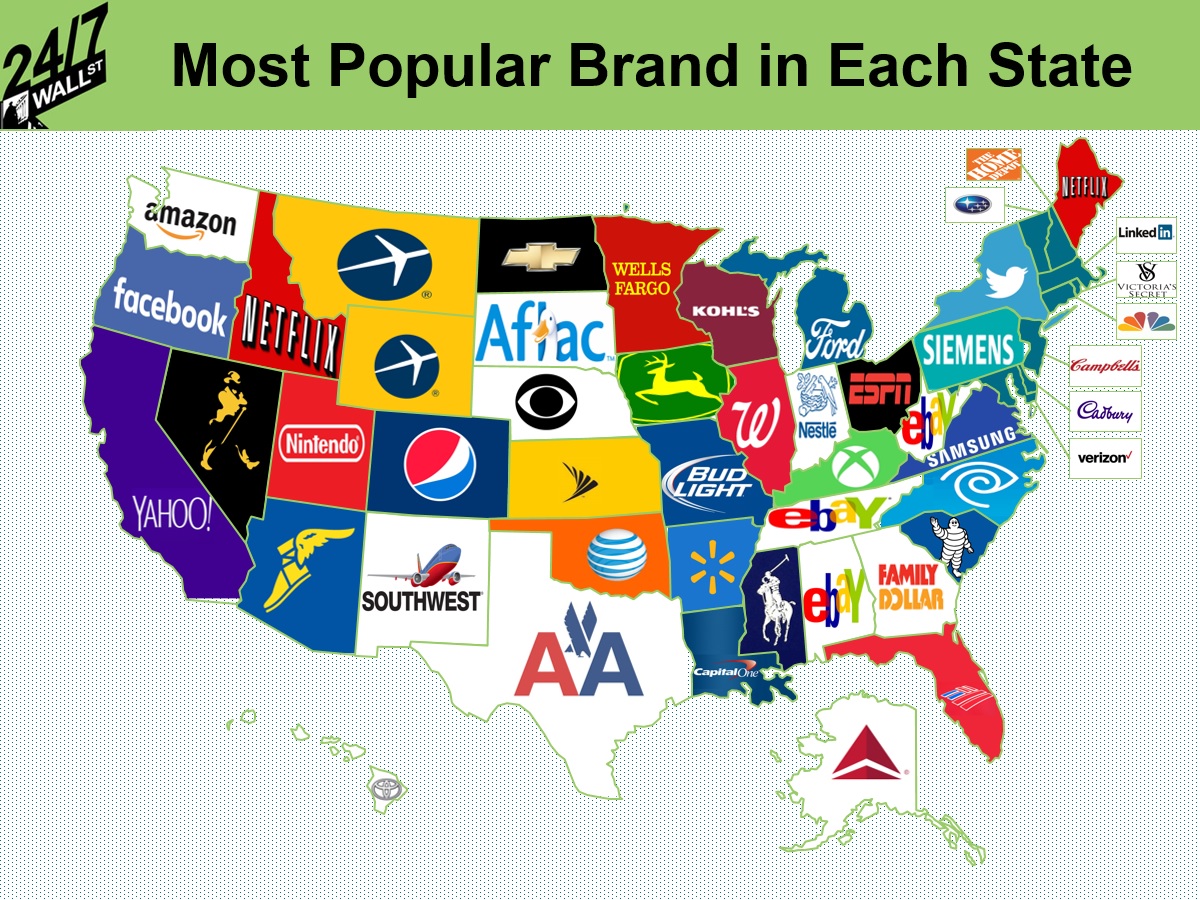 Download 247 Most Popular Brand In Each State Most Popular Clothing