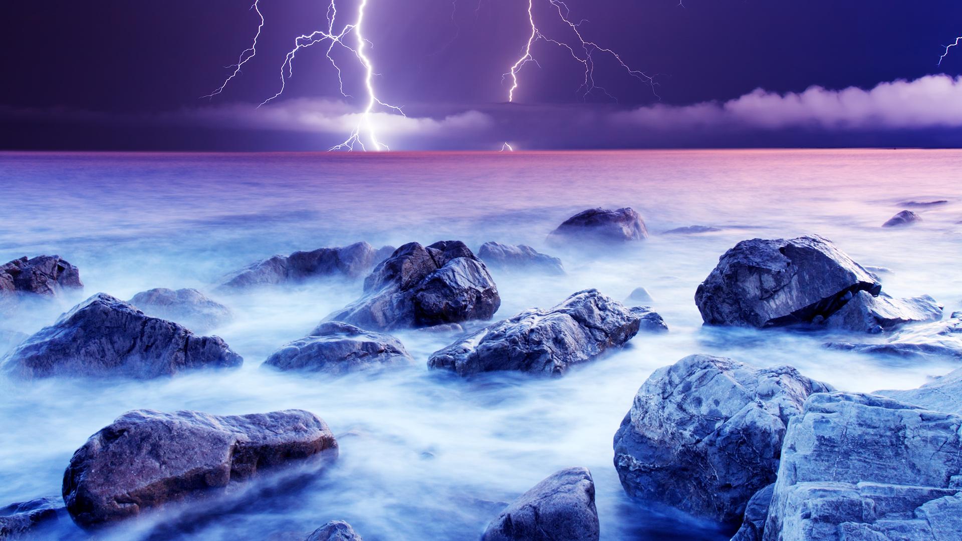 Pretty Wallpapers For Computers - Lightning Wallpaper Hd - HD Wallpaper 