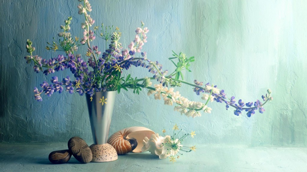 Flower In Vase Hd - HD Wallpaper 