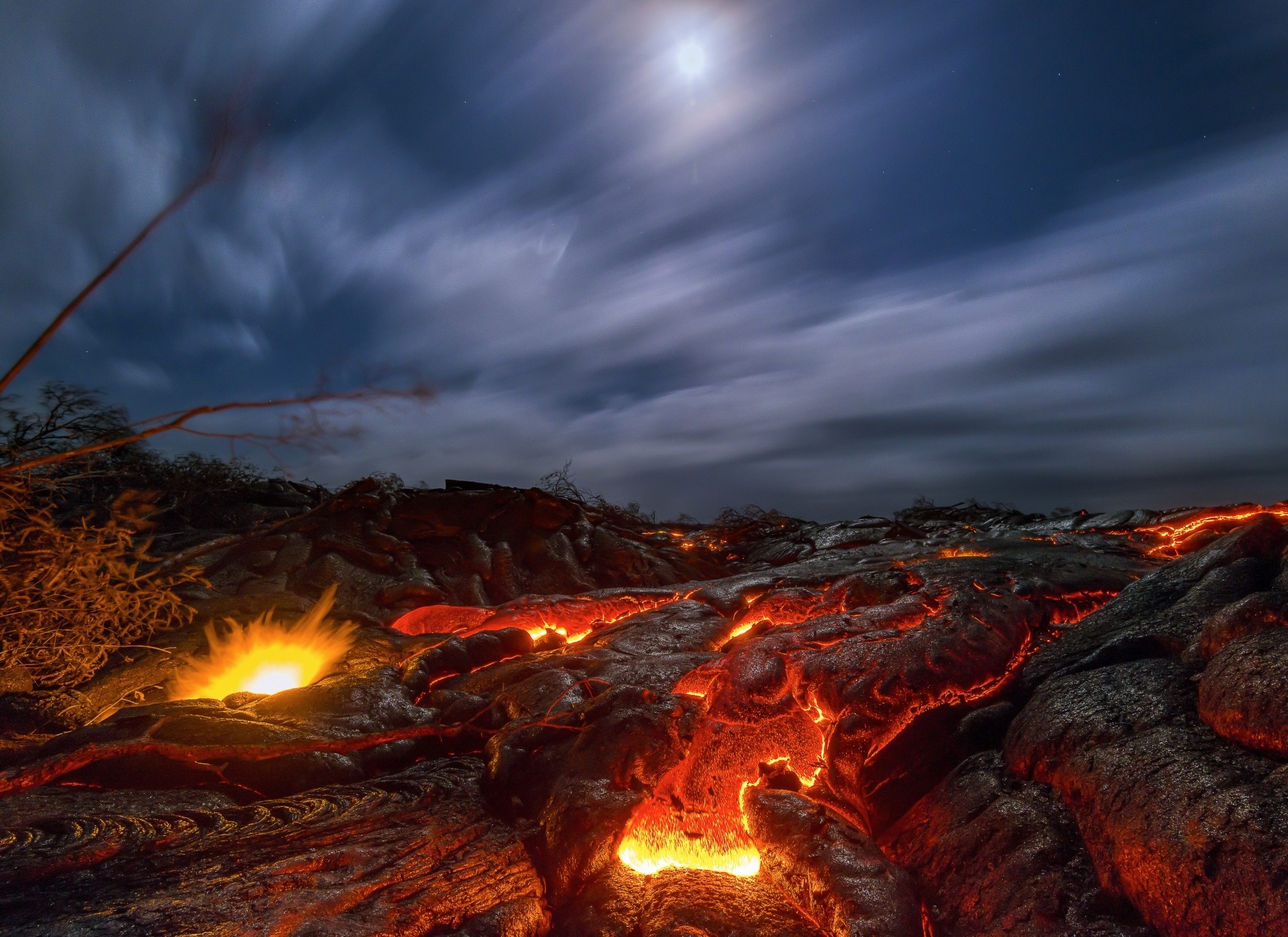 2293x1668, Hot Lava Wallpaper - Hot Earth Background - HD Wallpaper 