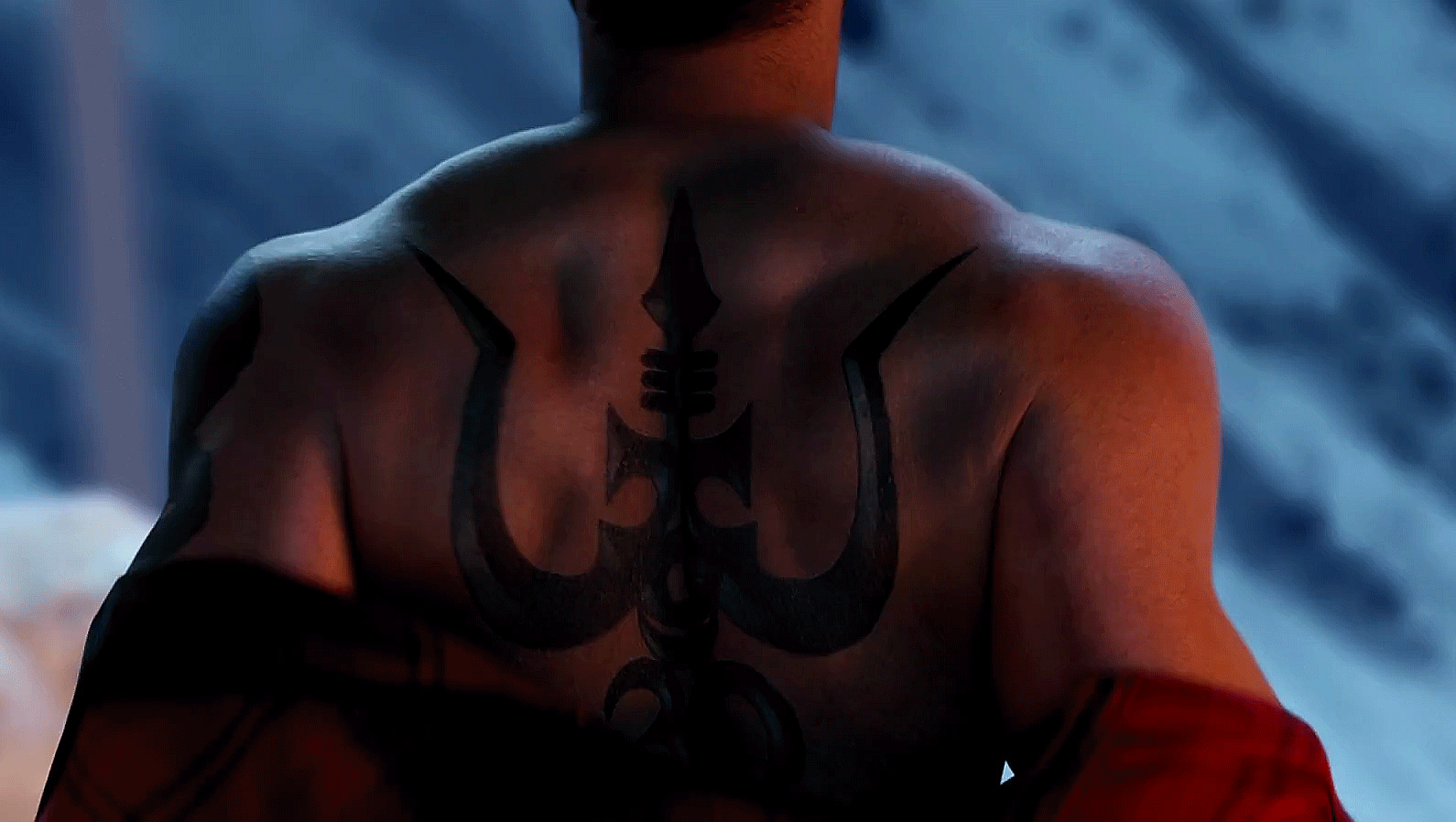Ajay Devgn Shirtless Shivaay Back Trident Tattoo - Shivay Ajay Devgan Tattoo - 1590x898 Wallpaper Ajay Devgn Shirtless Shivaay Back Trident Tattoo - Shivay Ajay Devgan Tattoo - 1590x898 Wallpaper