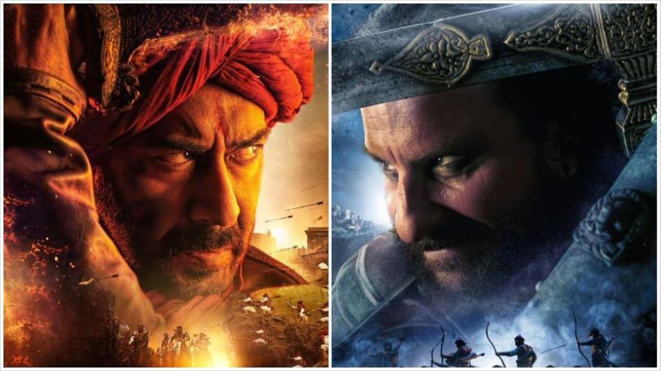 Ajay Devgn And Saif Ali Khan’s First Looks From Tanhaji - Tanaji The Unsung Warrior - HD Wallpaper 