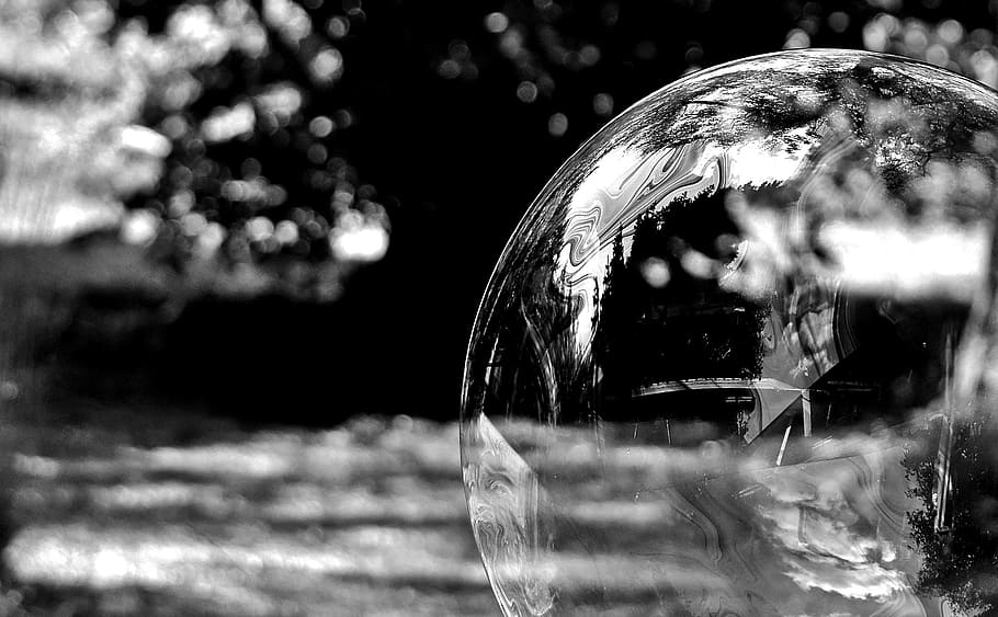 Soap Bubble, Black And White, Huge, Large, Make Soap - Schwarz Weiß Bilder Groß - HD Wallpaper 