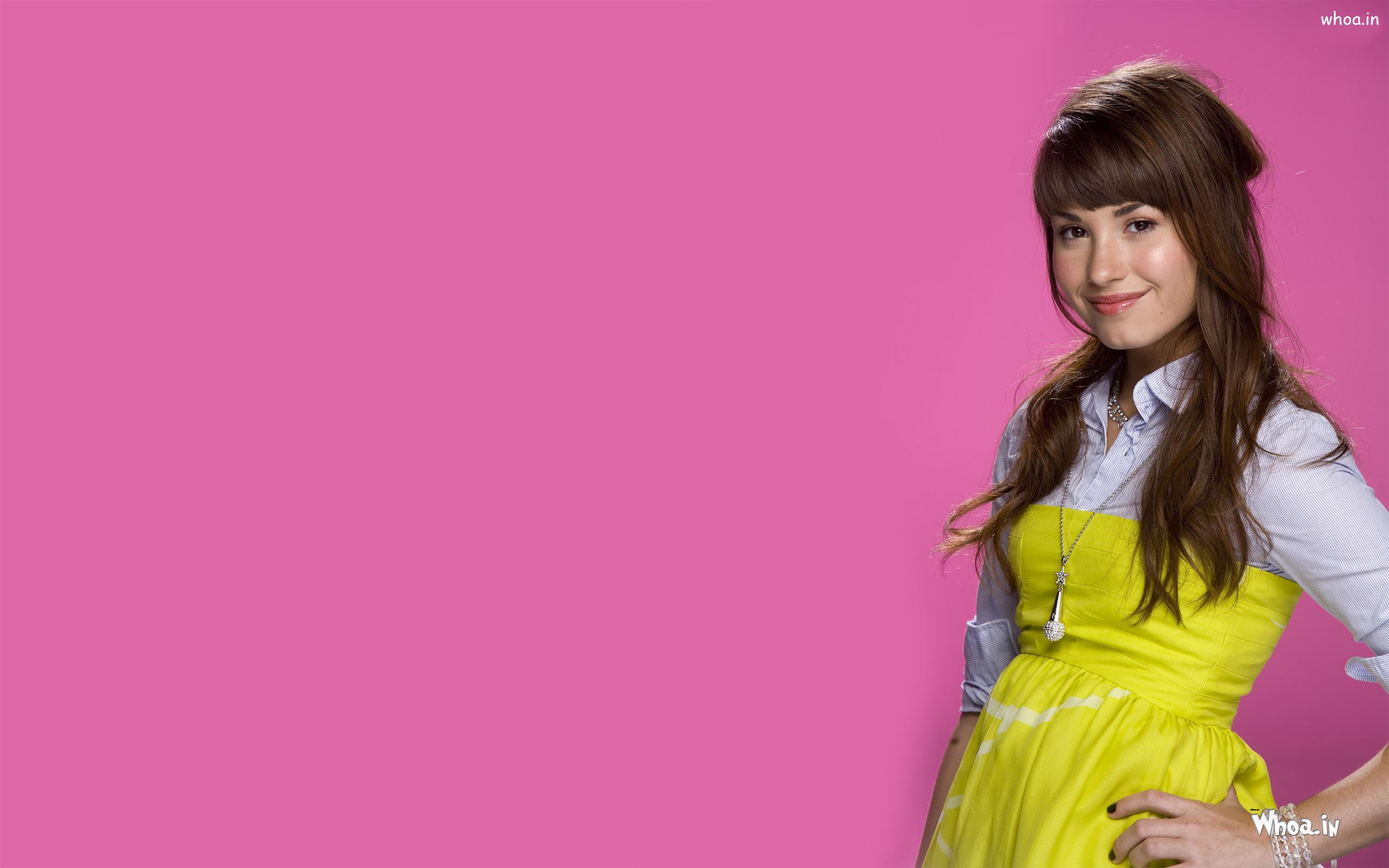 Demi Lovato Barbie Girl In Pink Background Wallpaper - Wallpaper - HD Wallpaper 