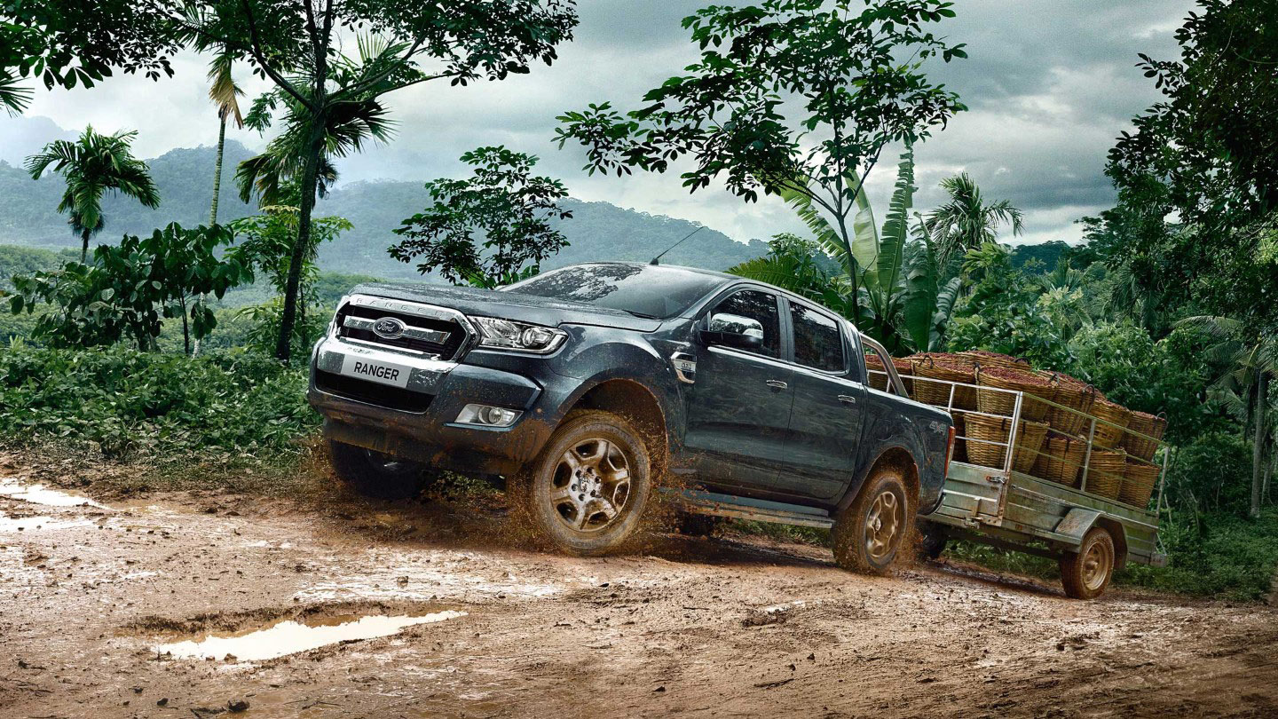 2019 Ford Ranger Off Road Drive 4k Hd Wallpaper - Ford Ranger Wildtrak 2019 - HD Wallpaper 