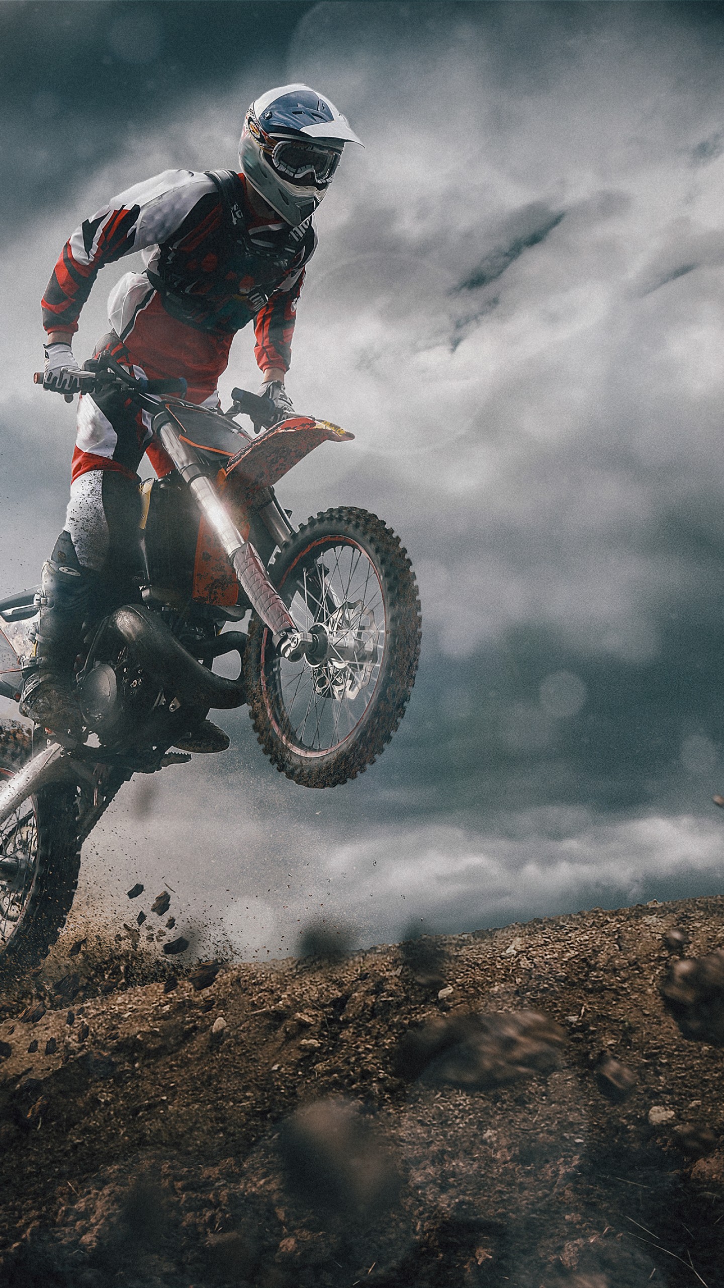 fox dirt bike wallpaper on Dirt Bike 1440x2560 Wallpaper Teahub Io