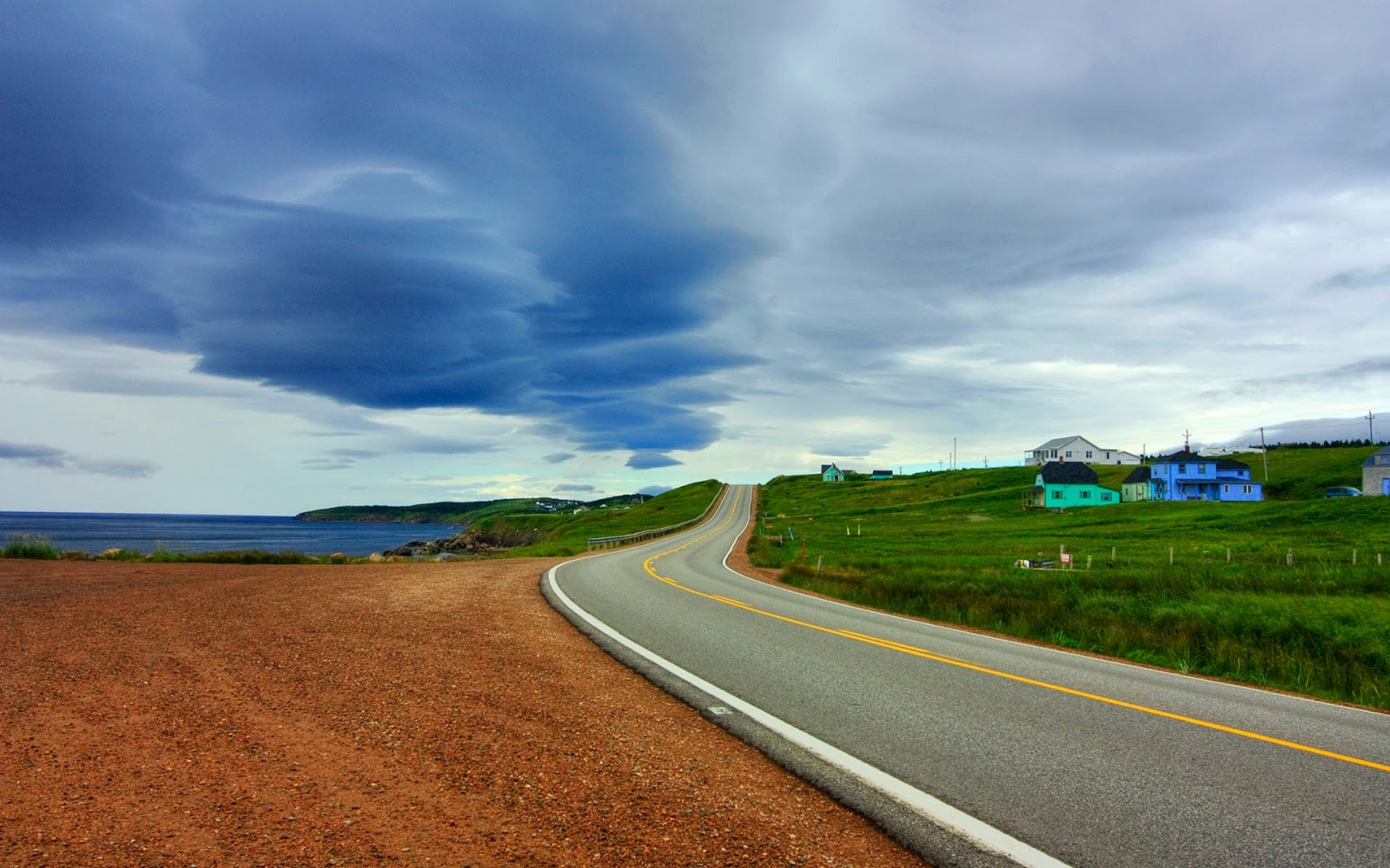 Road & Sky - HD Wallpaper 