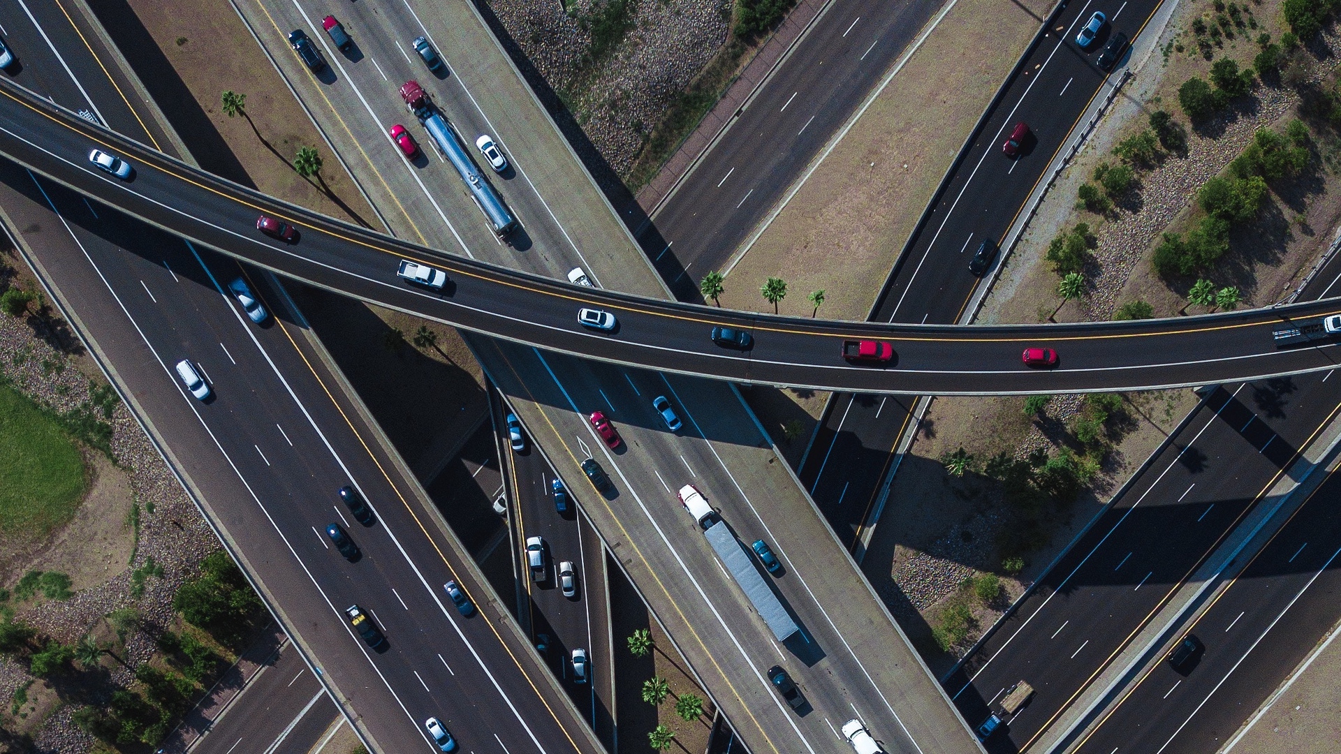 Wallpaper Highway, Road, Traffic, Cars, City - High Way Background Images Hd - HD Wallpaper 