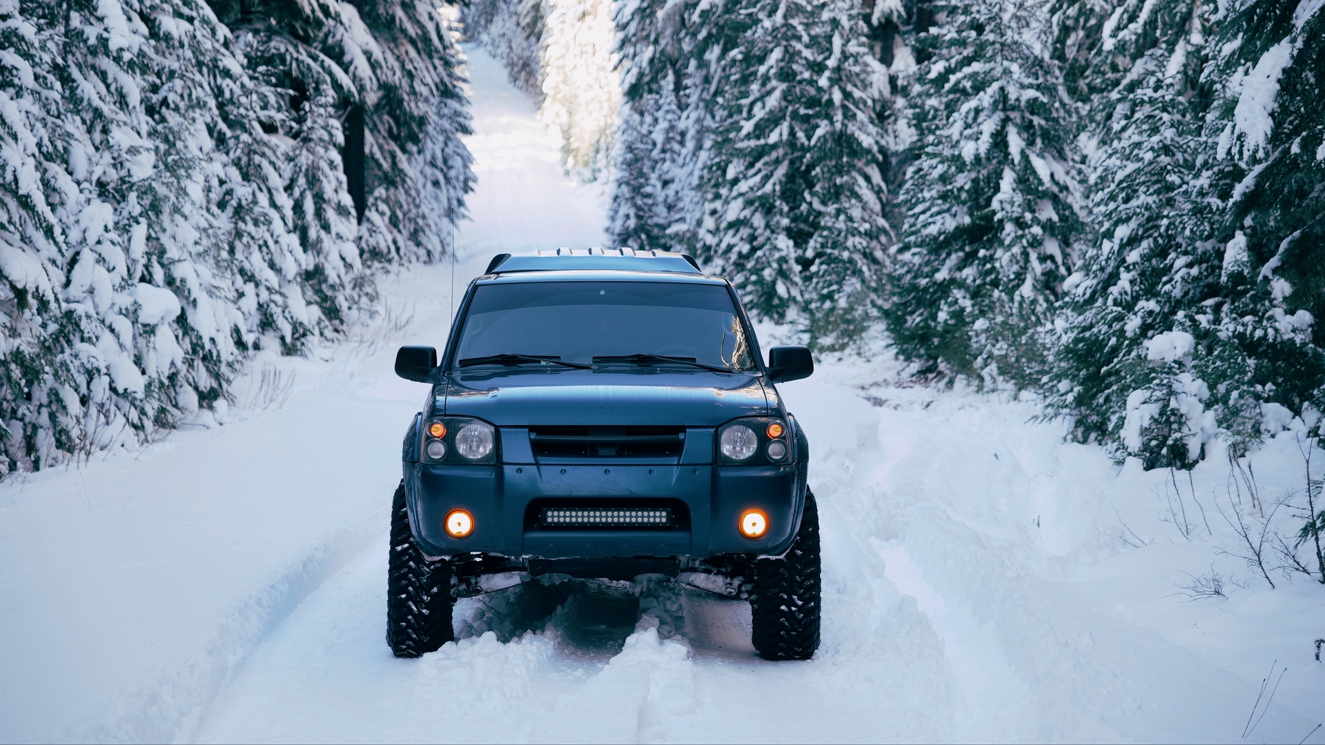 Wallpaper Car, Suv, Winter, Snow, Offroad - Wallpaper - HD Wallpaper 