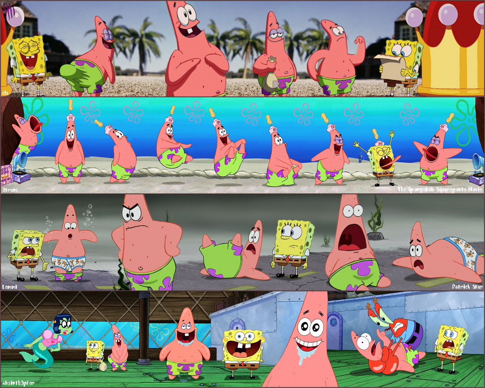 Sponge Bob Wallpapers Group - Spongebob Squarepants Movie Spongebob And Patrick - HD Wallpaper 