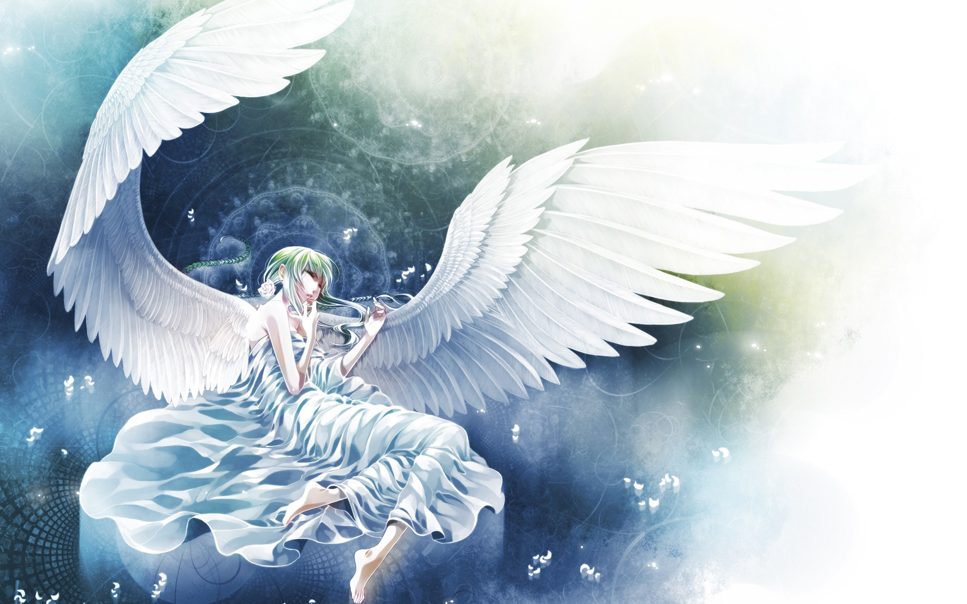 Anime Wallpaper Angel - HD Wallpaper 