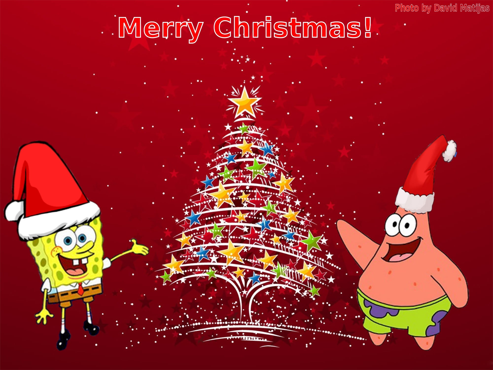 Christmas Spongebob - HD Wallpaper 