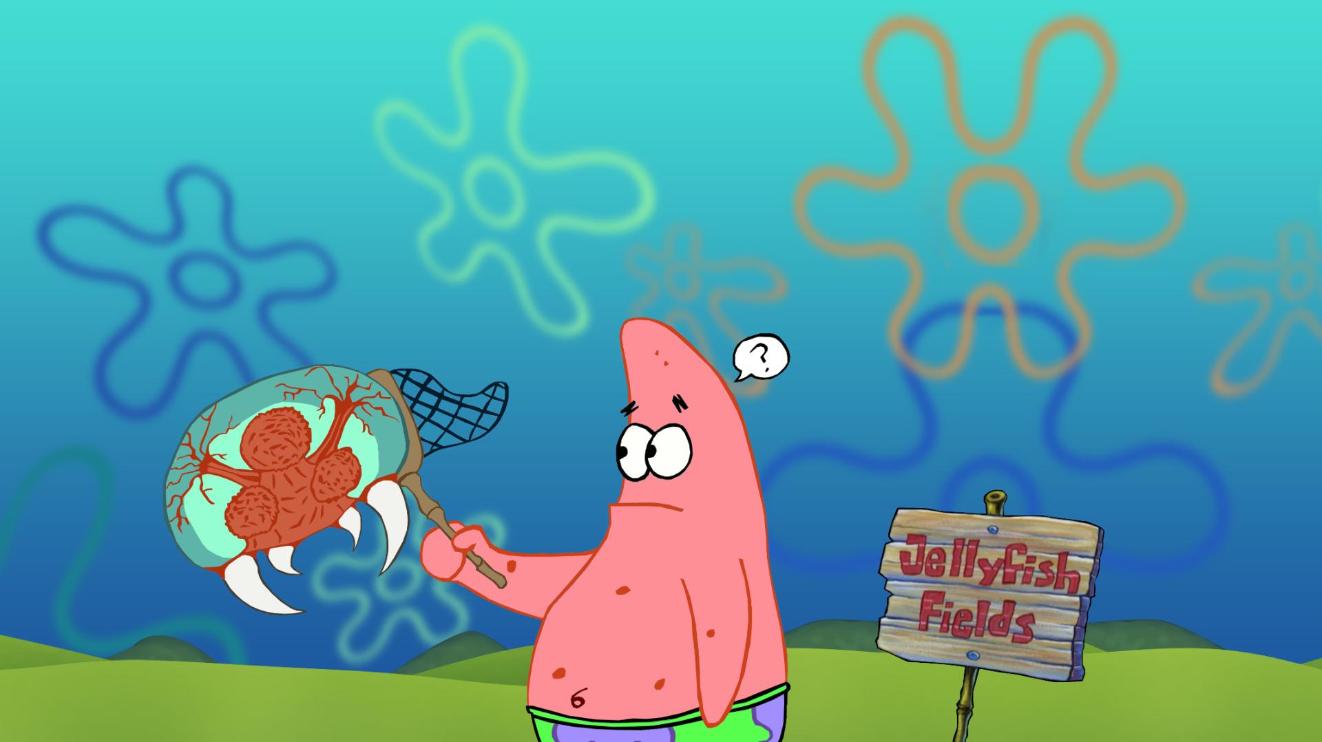 Spongebob Squarepants Patrick Metroid - Patrick Star - HD Wallpaper 