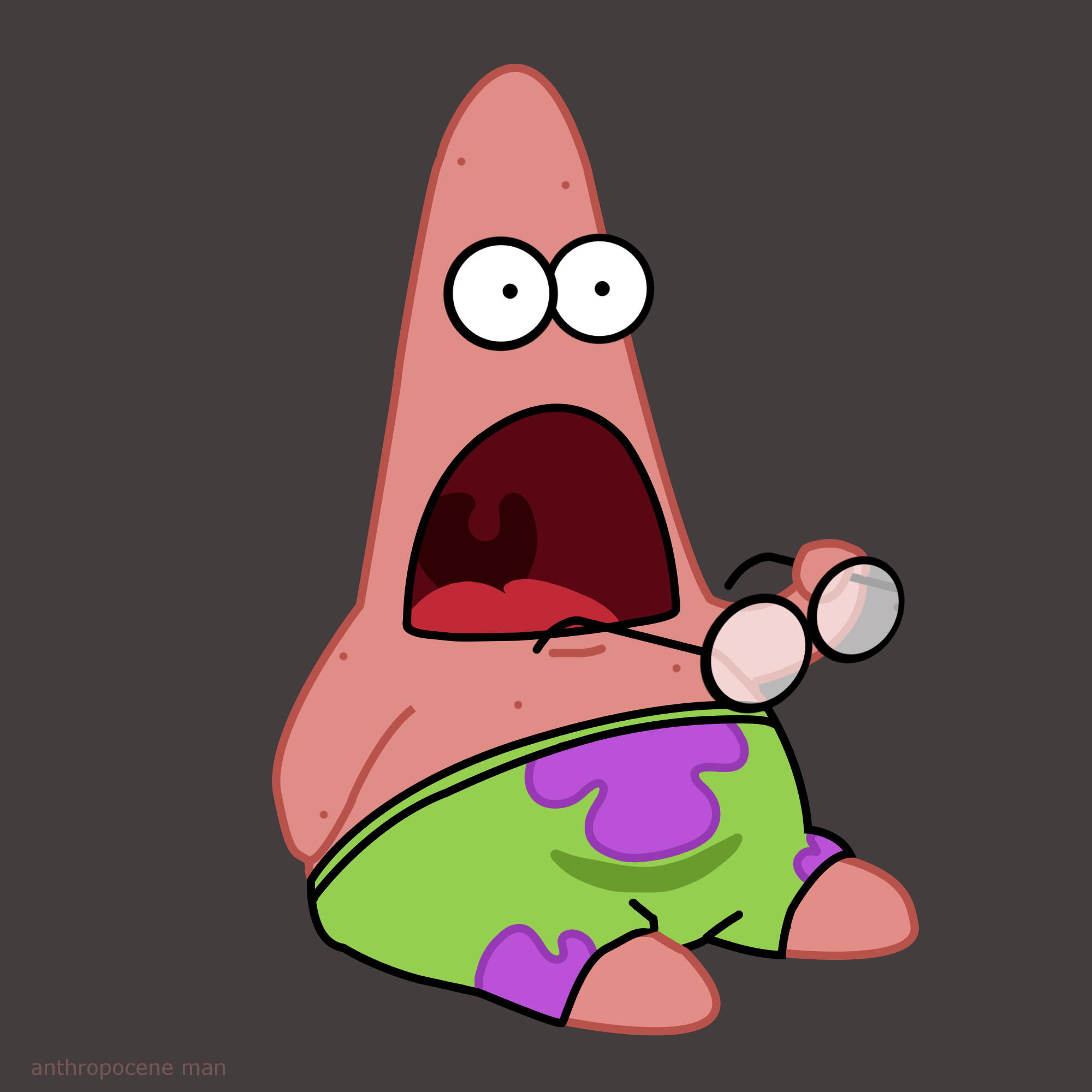 Surprised Patrick 
 Data-src - Surprised Patrick - HD Wallpaper 