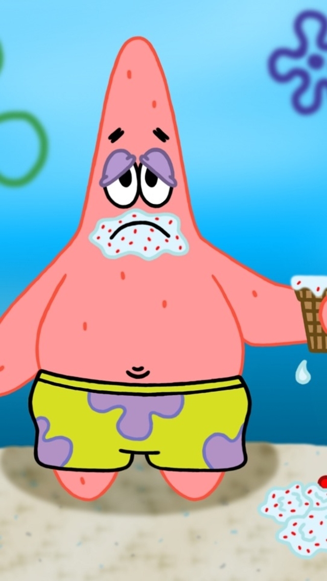 Iphone 5 Wallpaper Patrick - HD Wallpaper 