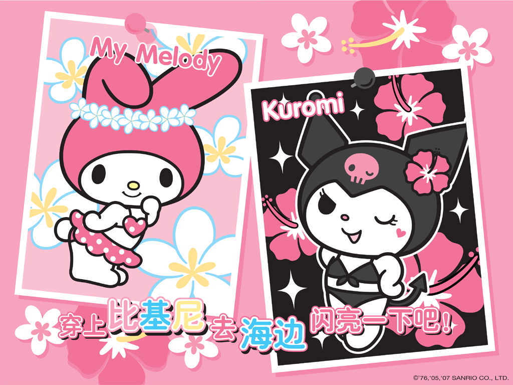 My Melody & Kuromi - My Melody Wallpaper Kuromi - HD Wallpaper 