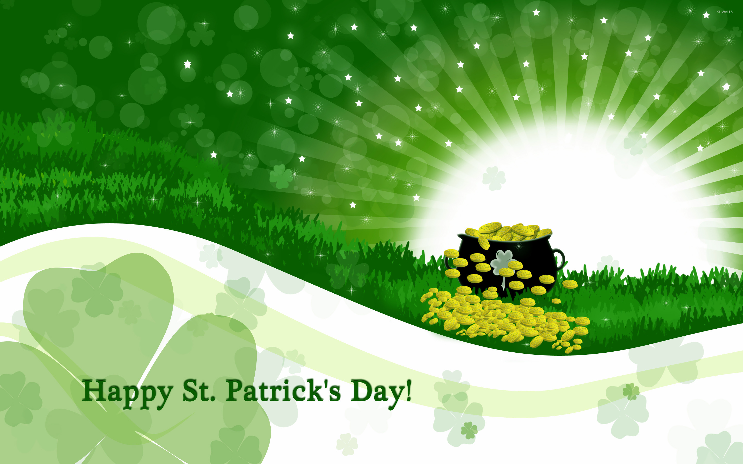 St Patrick S Day Wallpaper Hd-4 - St Patrick Day Backgrounds Desktop - HD Wallpaper 