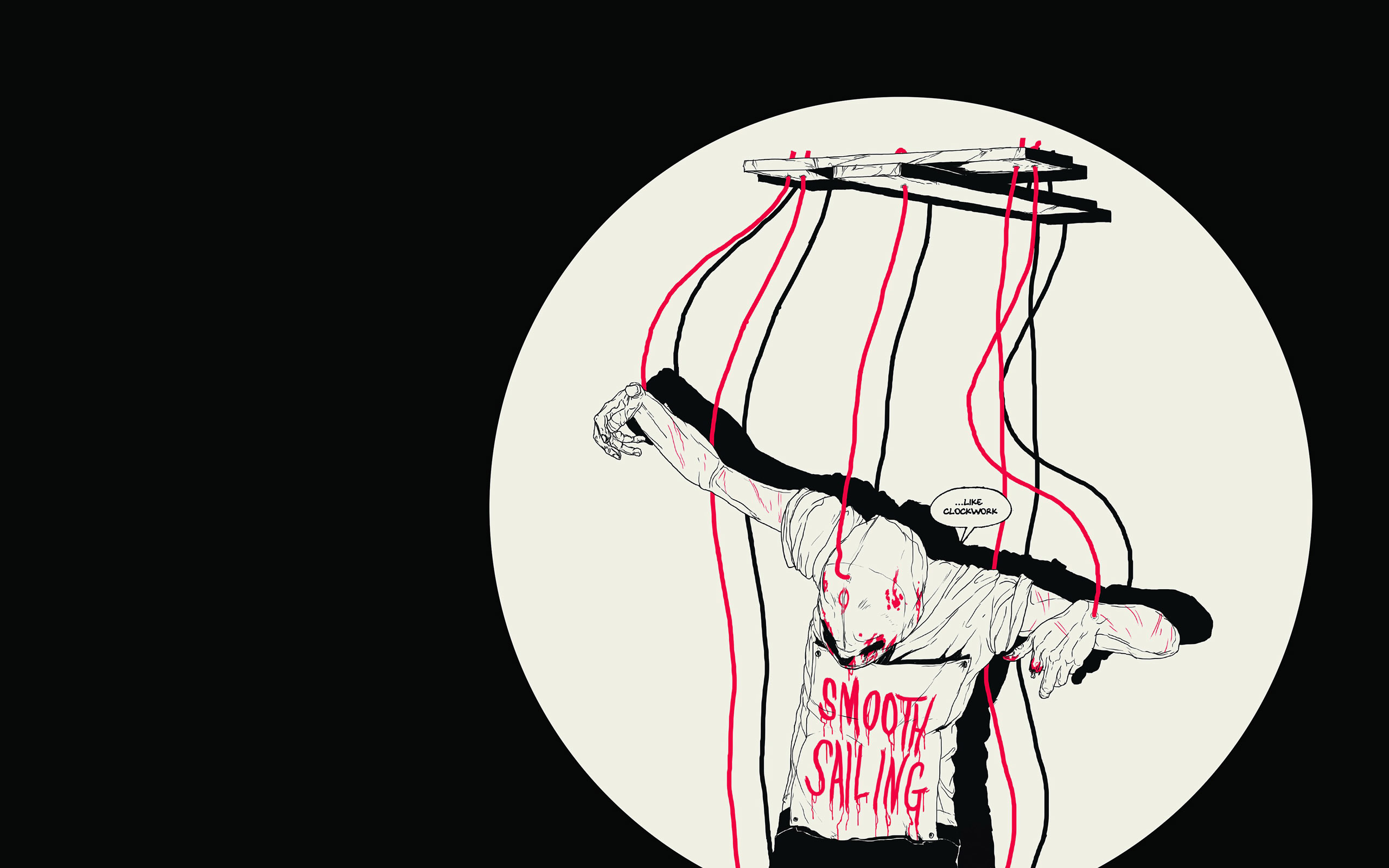 Smooth Sailing Qotsa Like Clockwork - HD Wallpaper 