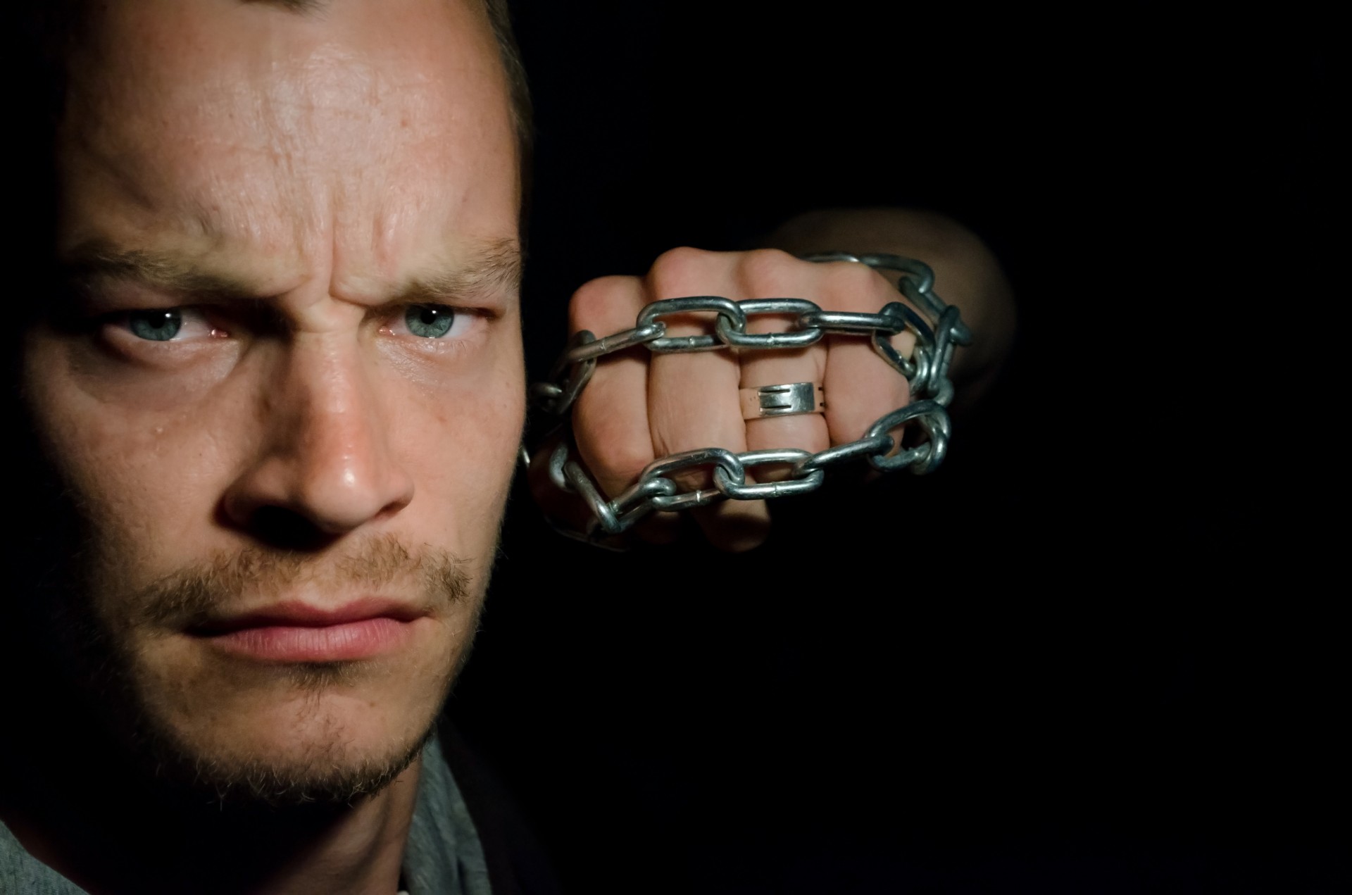 Man With Chains,free Pictures, Free Photos, Free Images, - HD Wallpaper 