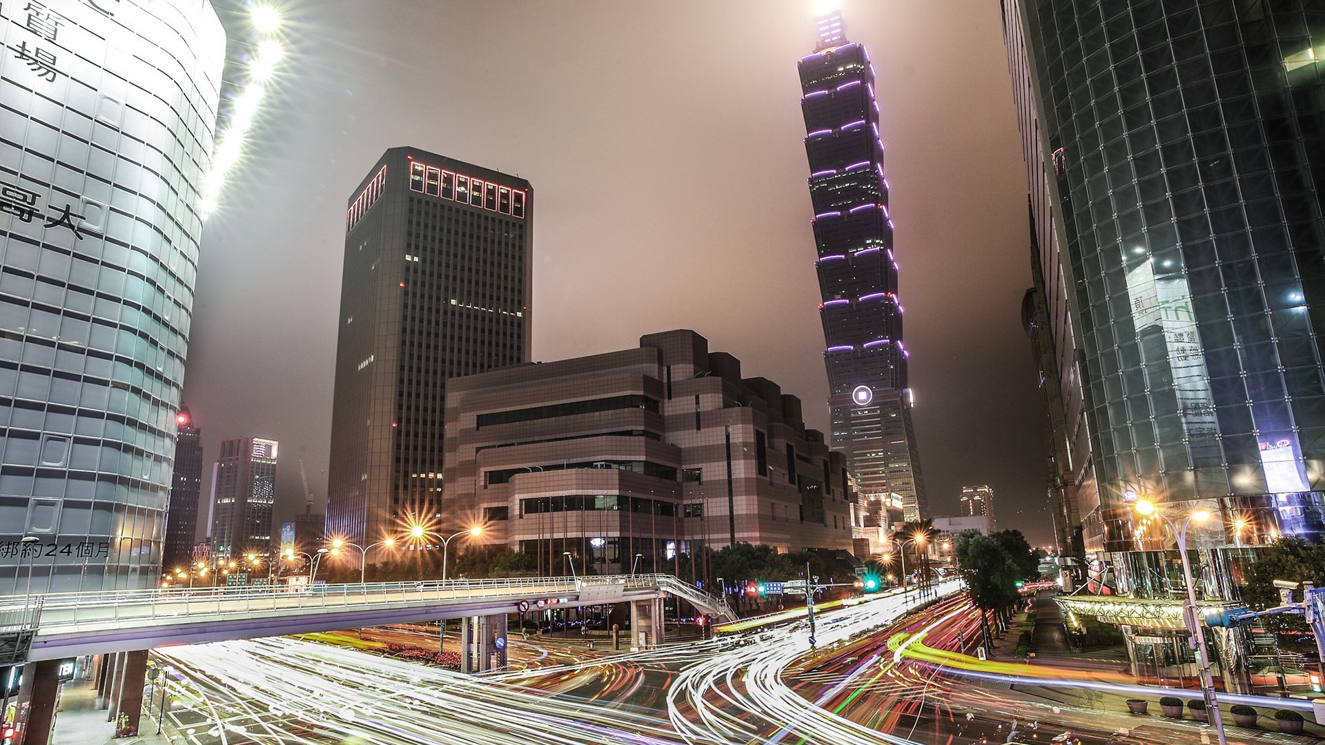 Cityscapes Lights Taiwan Taipei 101 Cities Wallpaper Taiwan Taipei 19x1080 Wallpaper Teahub Io