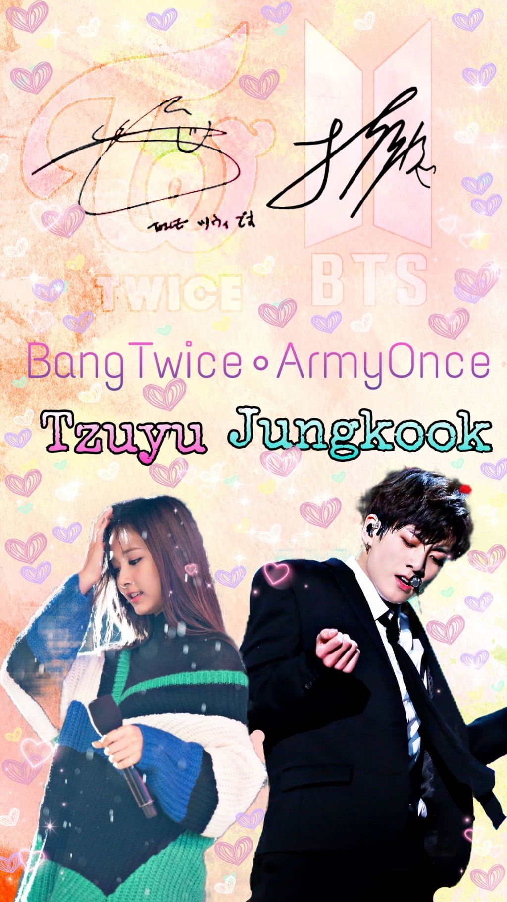 #bangtwice #bts #twice #tzukook #tzuyu #jungkook #twicetzuyu - Bts And Twice - HD Wallpaper 