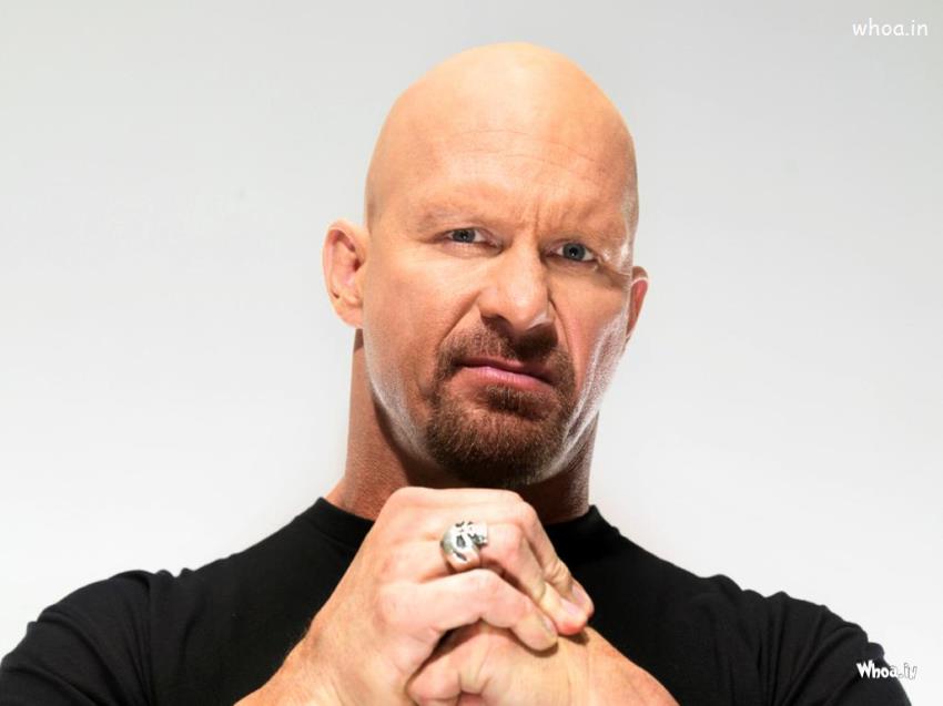 Steve Austin Black T-shirt Angry Face Closeup Hd Wallpaper - HD Wallpaper 
