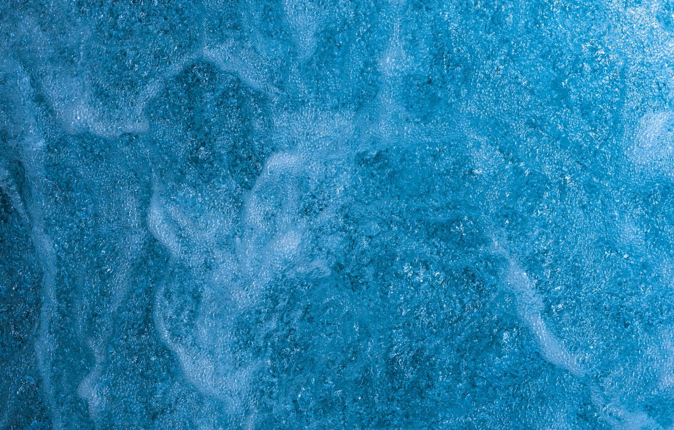 Photo Wallpaper Waves, Blue, Water, Liquid, Textures, - High Resolution Ice Background - HD Wallpaper 