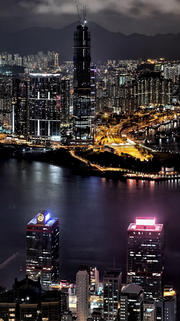 Night View Wallpaper For Iphone 750x1334 Wallpaper Teahub Io