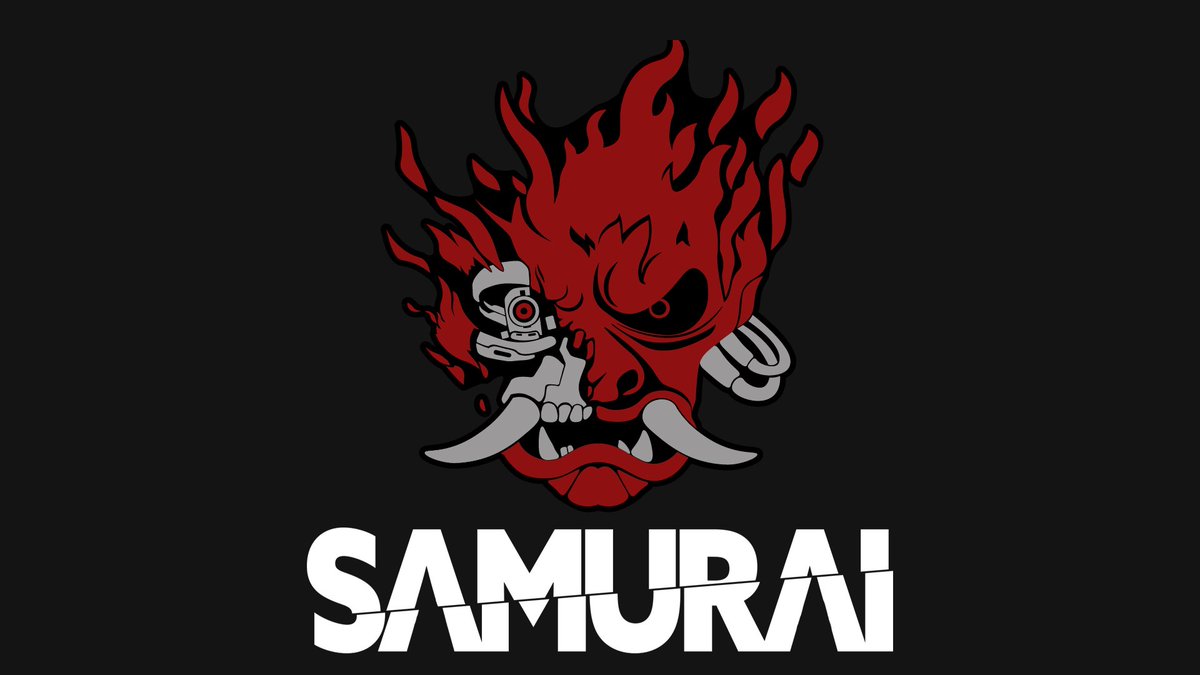 Cyberpunk 2077 Samurai Logo Hd - HD Wallpaper 