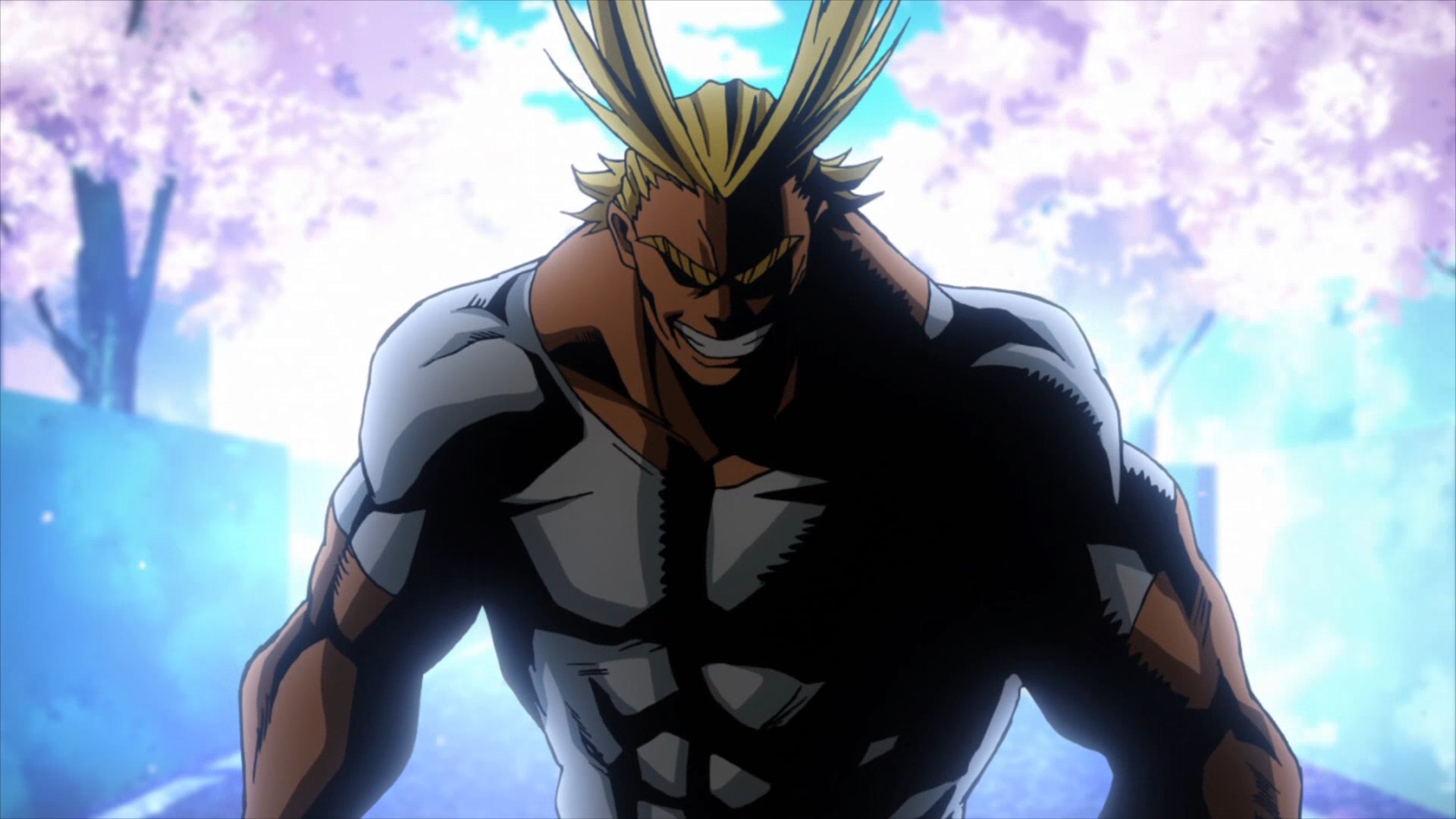 All Might Wallpaper - My Hero Academia All Might Vs Nomu - HD Wallpaper 