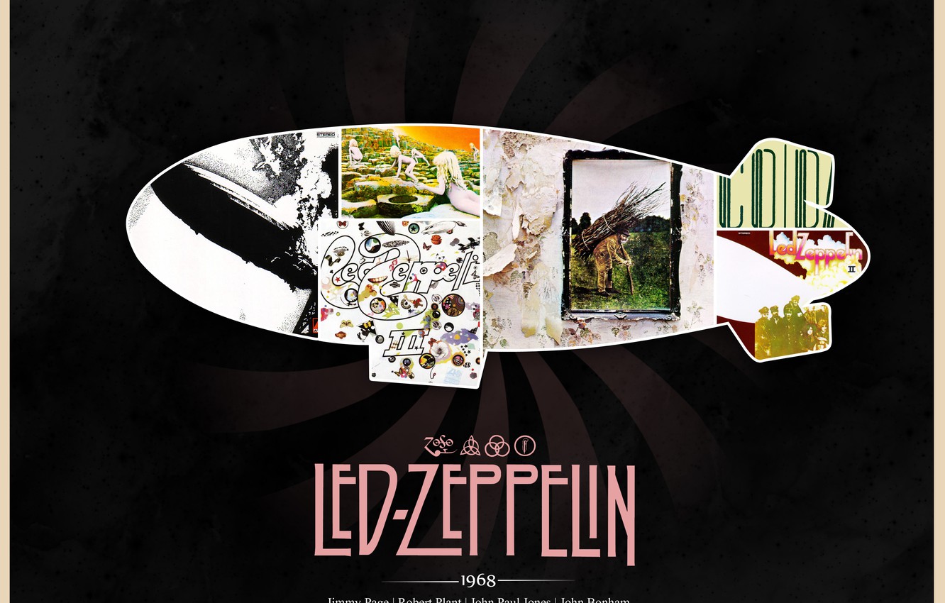 Photo Wallpaper The Airship, Rock, Classic, Led Zeppelin, - Led Zeppelin Wallpaper Art - HD Wallpaper 
