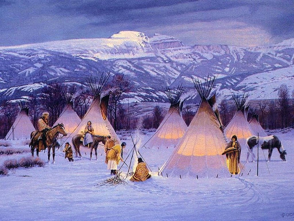 Nativeamerican18g - Native American Indian Camp - HD Wallpaper 