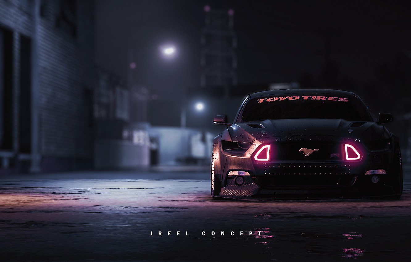Photo Wallpaper Mustang, Ford, Auto, The Game, Machine, - 🎧 🔥 🔊 Музыка Которая Качает 🎧 🔥 🔊 🎧 Музыка Которая - HD Wallpaper 