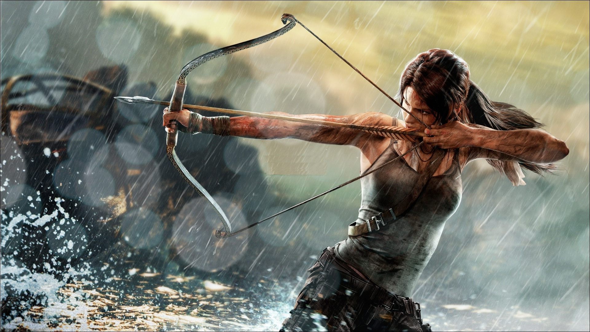Tomb Raider Game Bow - HD Wallpaper 