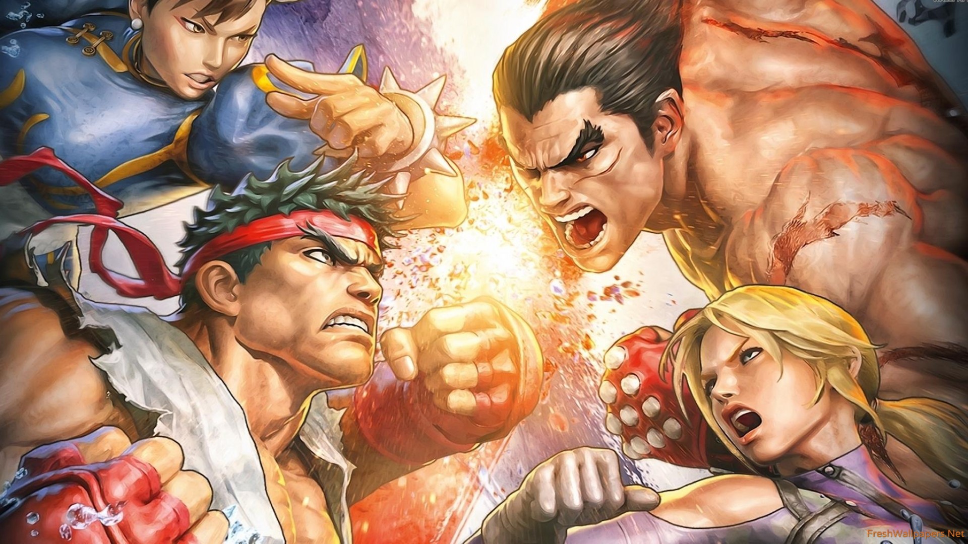 Tekken And Street Fighter - HD Wallpaper 
