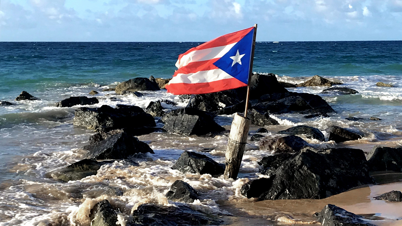 Puerto Rico Island Flag - HD Wallpaper 