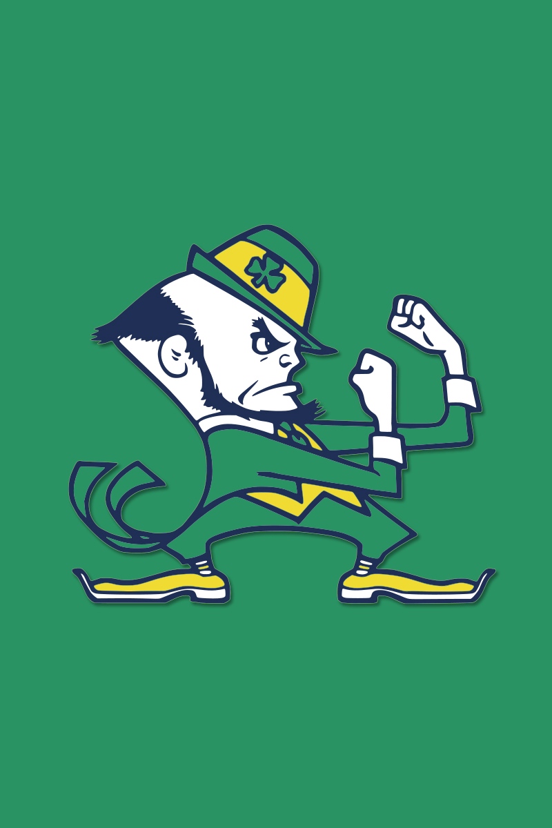 Wallpaper Notre Dame Fighting Irish, Logo, University, - Notre Dame Wallpaper Iphone X - HD Wallpaper 