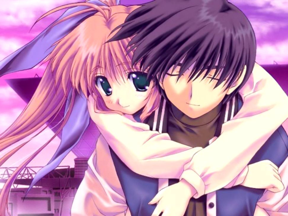 Cute Anime Couple Wallpapers Wallpaper Cave - Anime Couples In Love - HD Wallpaper 