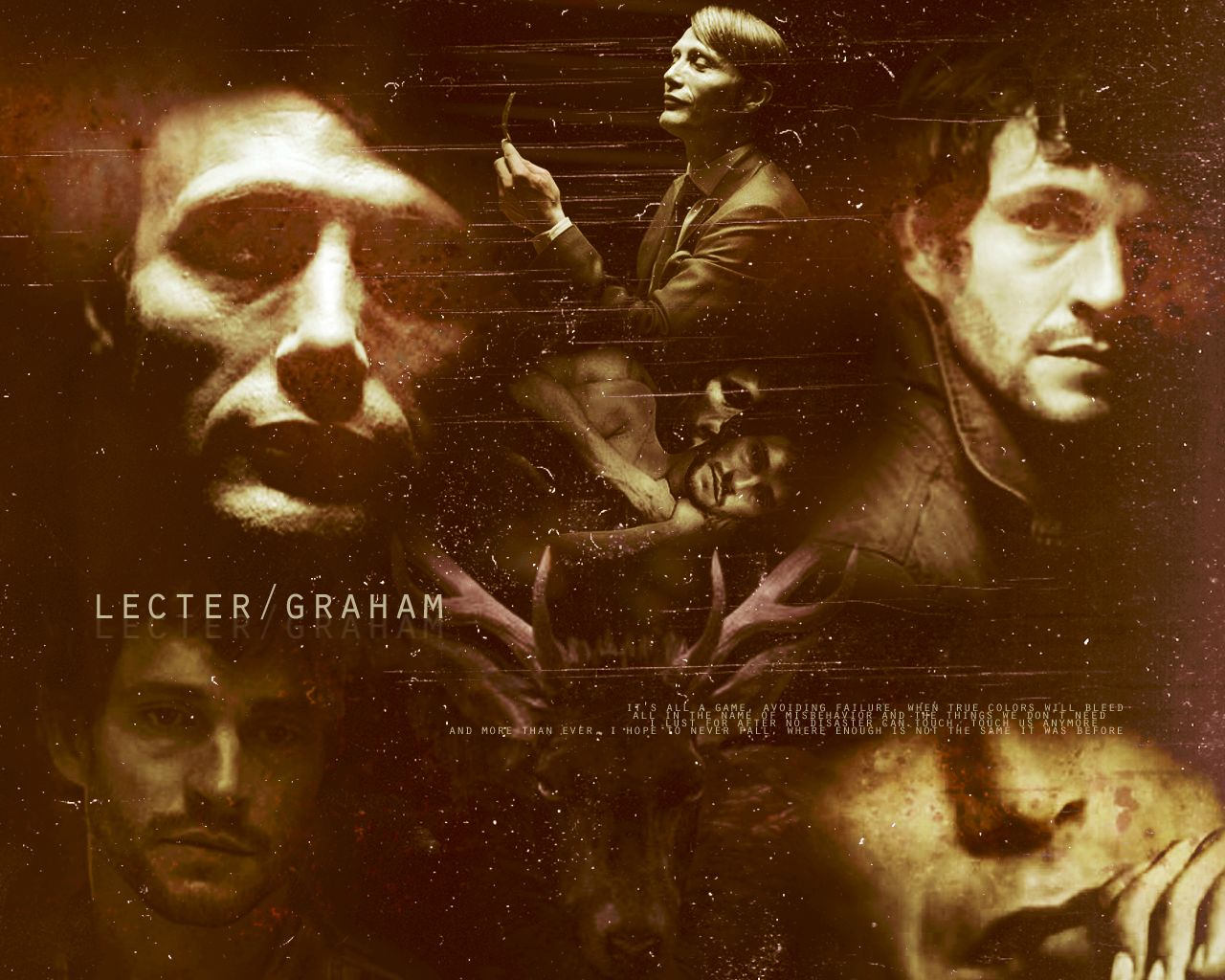 Hannibal And Will - HD Wallpaper 